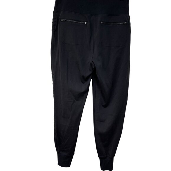 Athleta Venice Moto Jogger Black Travel Sport Casual City Medium Pants - Picture 6 of 10